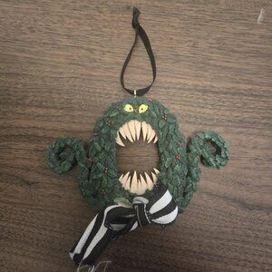 Disney The Nightmare Before Christmas Man Eating Wreath Ornament